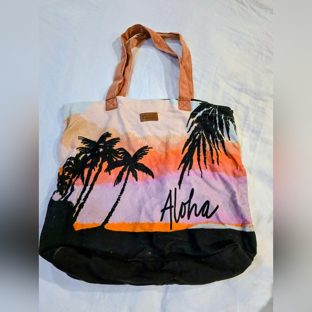 Rip Curl Aloha Sunset Canvas Tote